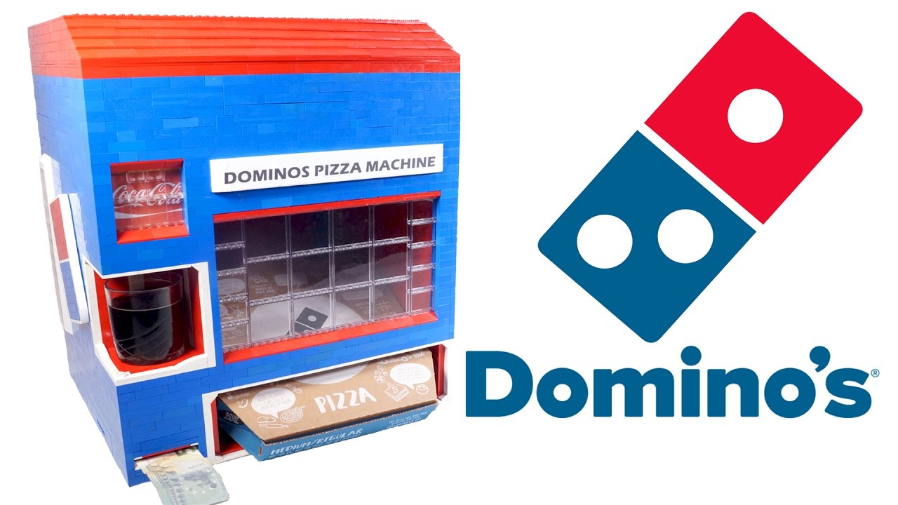 The LEGO Domino's Pizza Machine | Hot Pizza & Coca Cola Drink