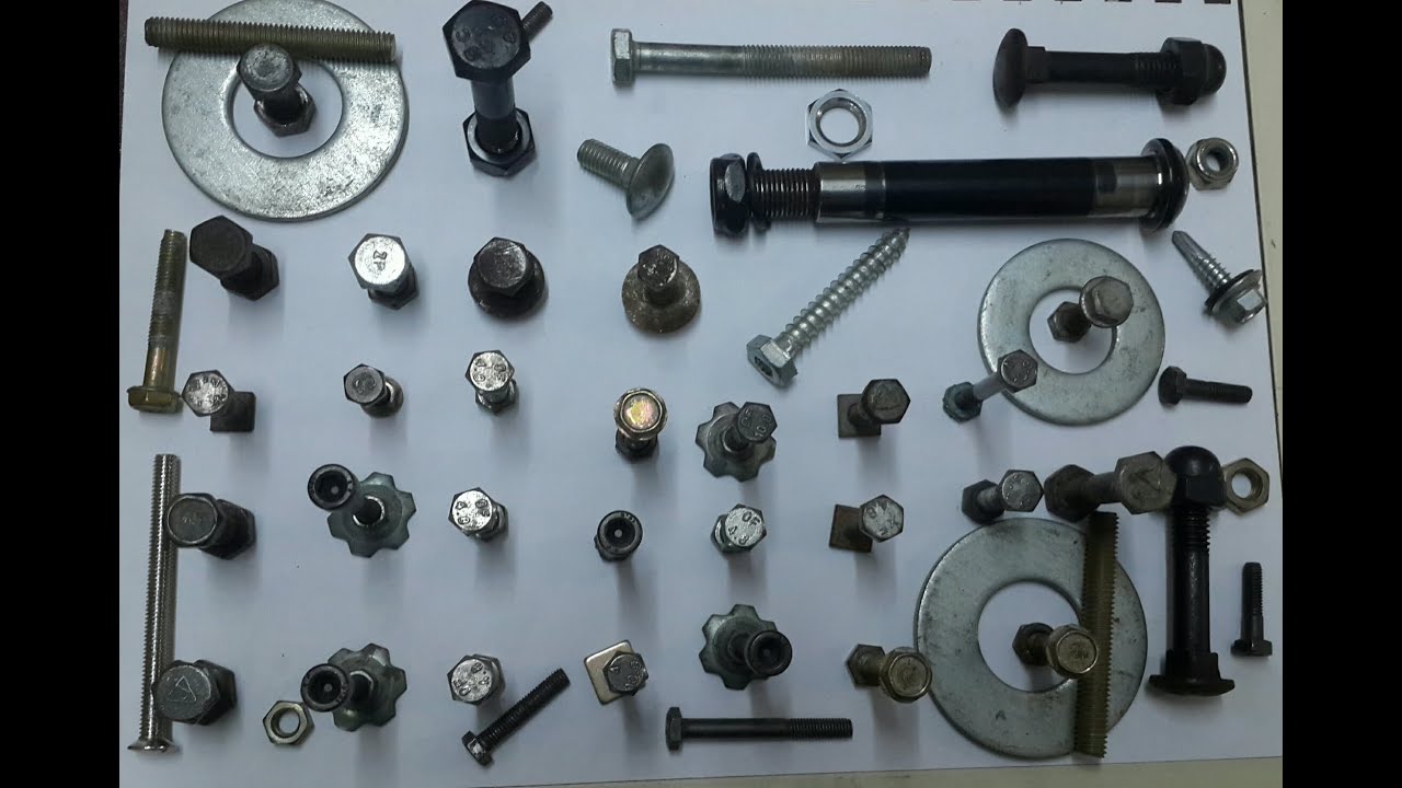 Types of bolts , bolt grade and thread pitch ، كيف تختار البرغي المناسب لعملك