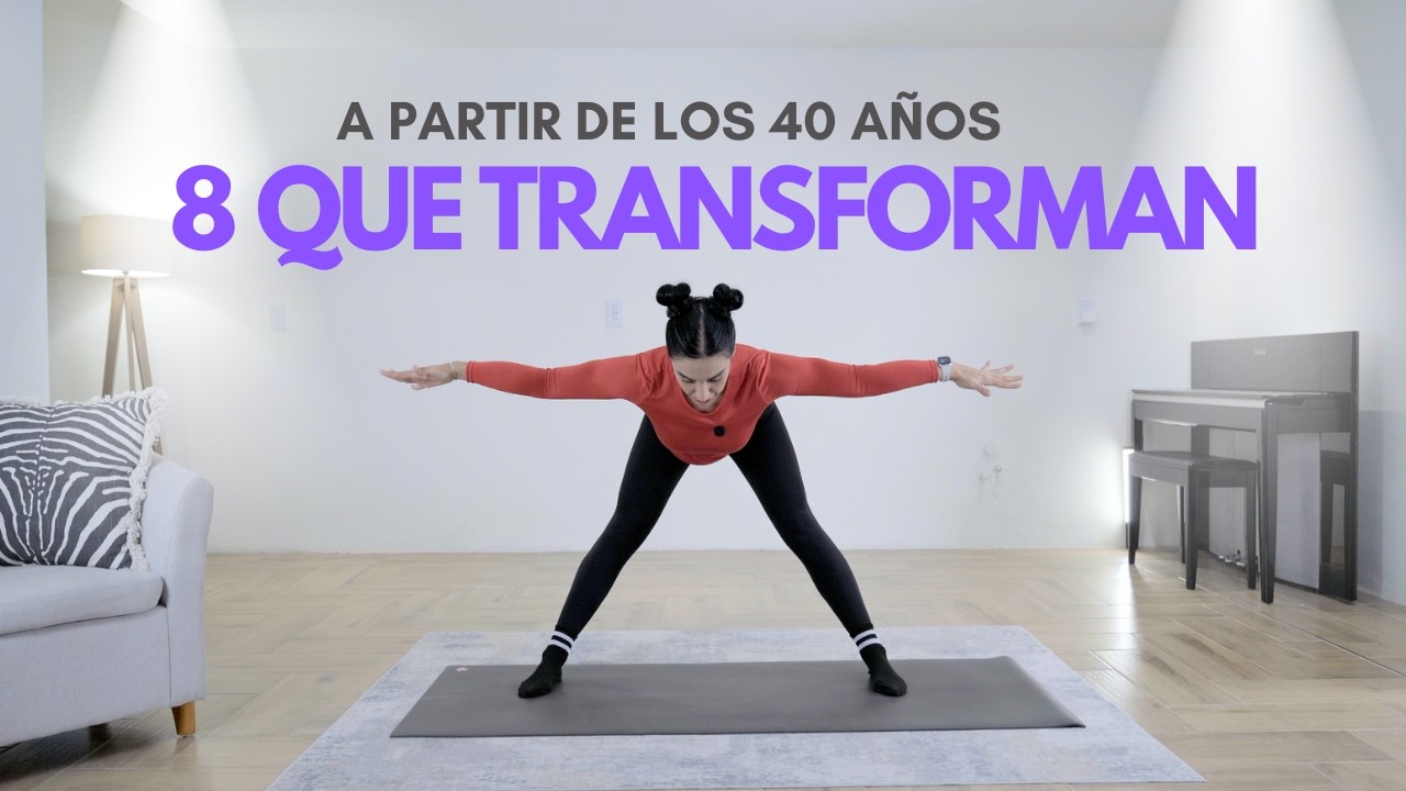 8 Posturas de Yoga que Transforman tu Cuerpo a los 40+