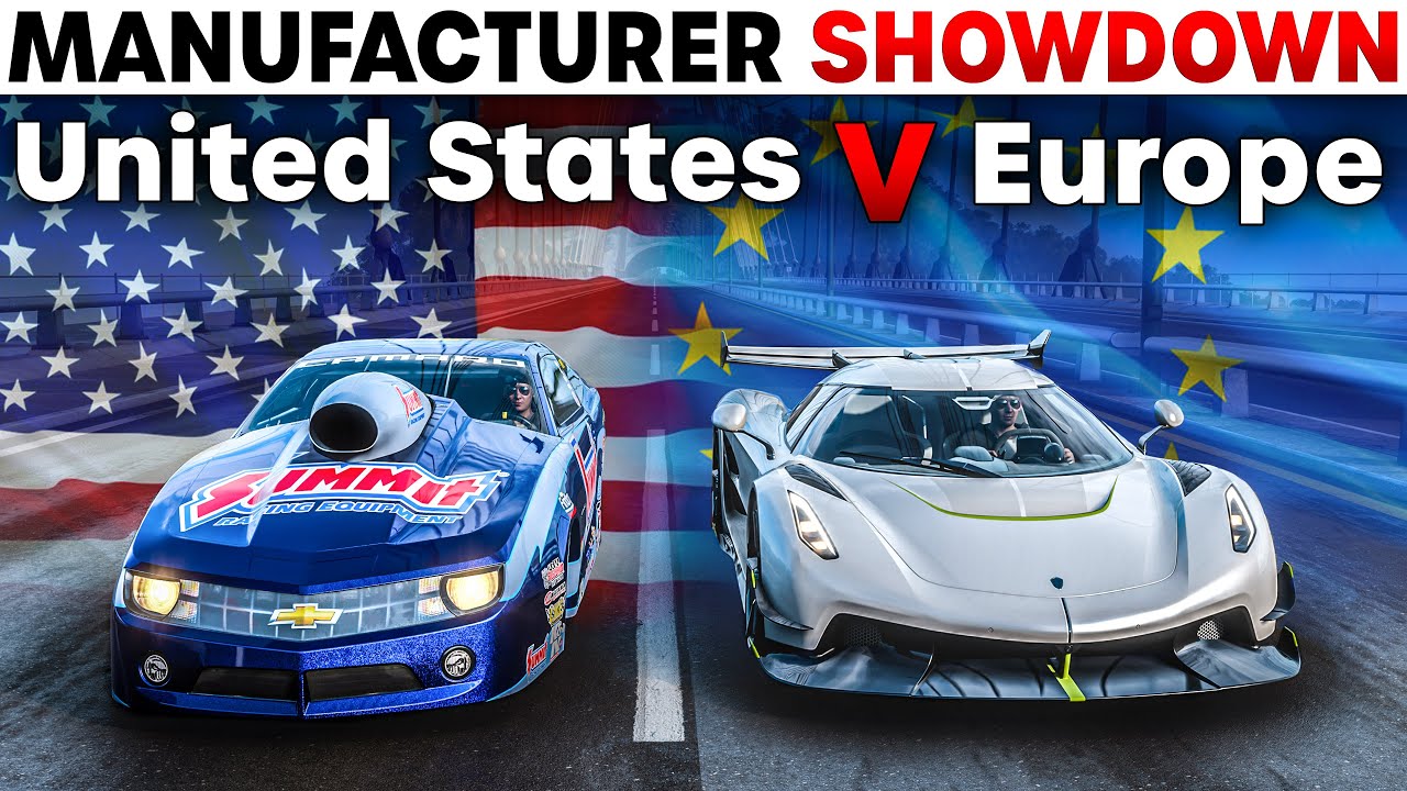 Forza Horizon 5 | USA VS Europe | Manufacturer Showdown!
