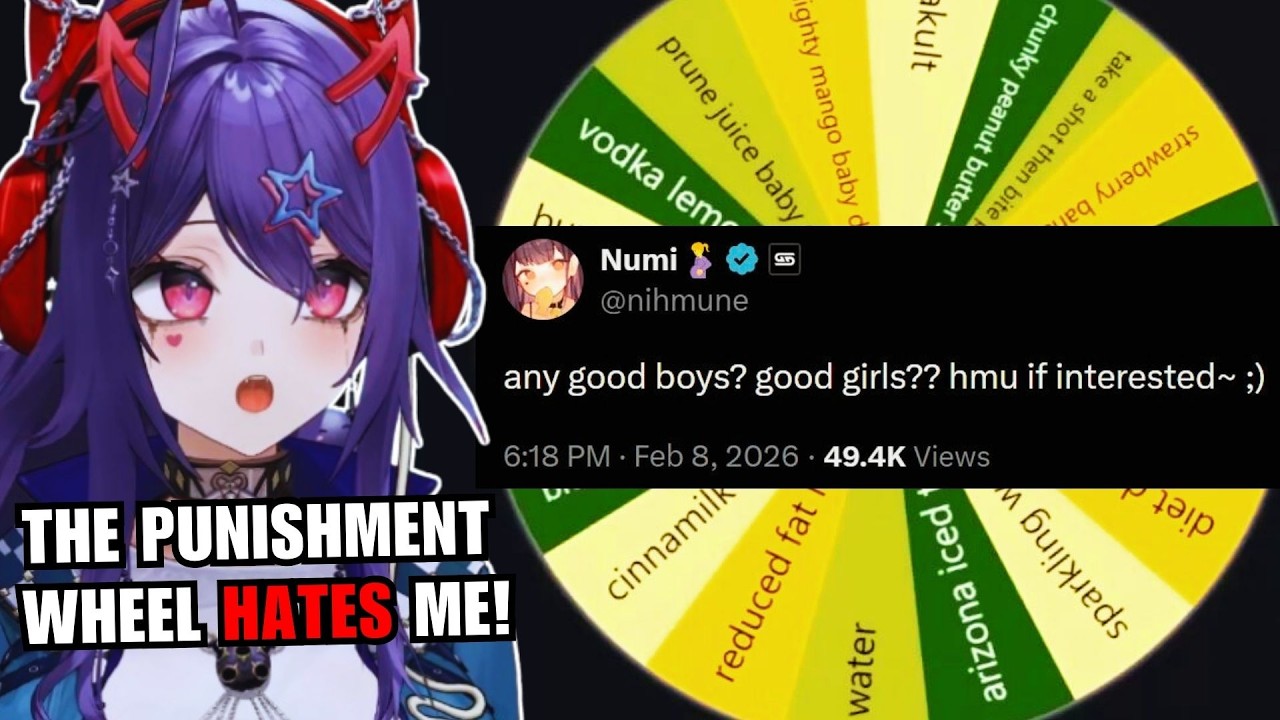 Numi Gets Humbled by Spinning the Wheel Of Punishments