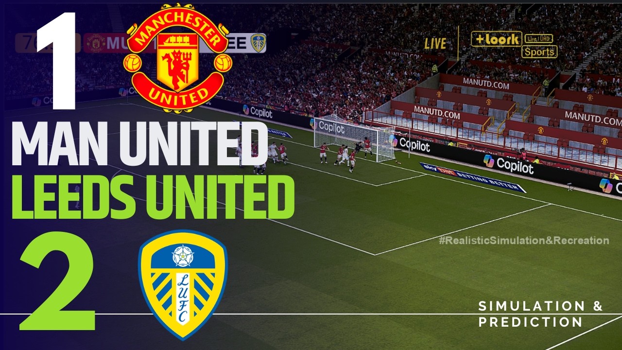 ⚽ Manchester United 1 vs 2 Leeds United | HIGHLIGHTS | Premier League 25-26 (Simulation)