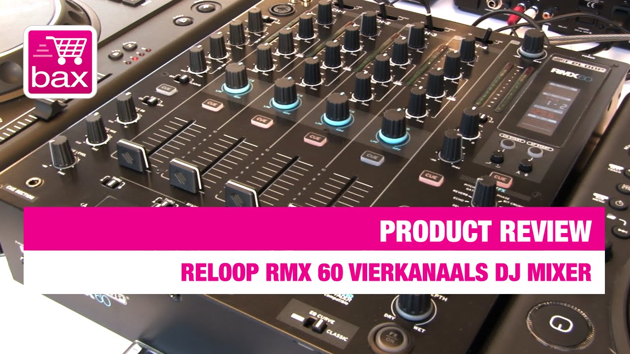 Reloop RMX-60 Vierkanaals DJ-Mixer | Bax Music