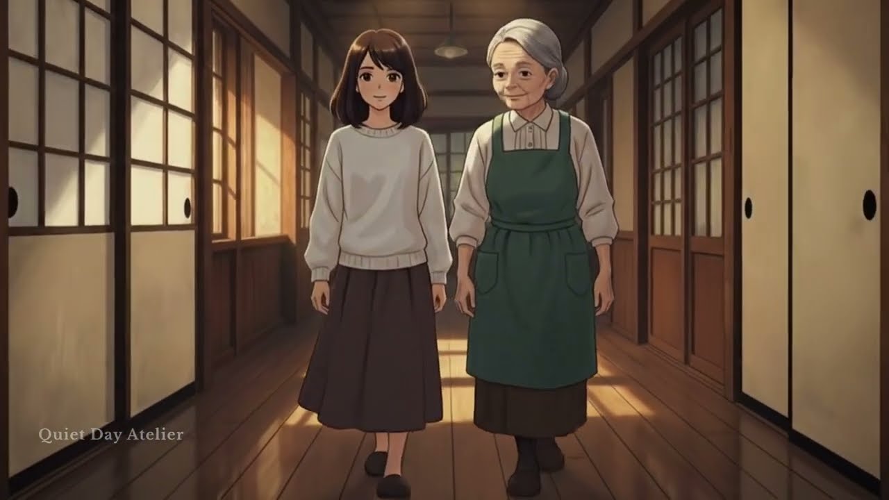 A Rainy Afternoon Cooking for Grandma | A Ghibli-Inspired Slow Day