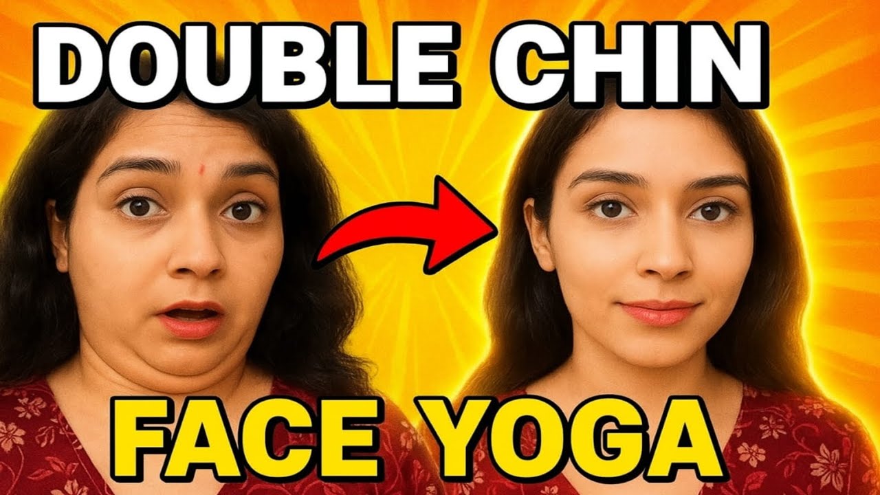 7 Din Me Double Chin Gone! 😲 Easy Face & Jawline Exercises at Home