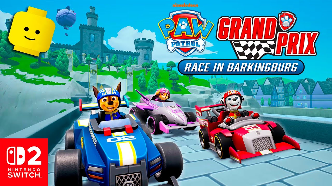 PAW Patrol Grand Prix Full DLC: Гонка в Баркингбурге | Великобритания | Геймплей на Nintendo Swit...