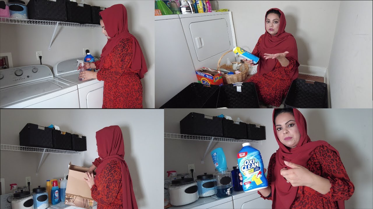 Organizing laundry room لاندری روم یا اتاق رختشویی