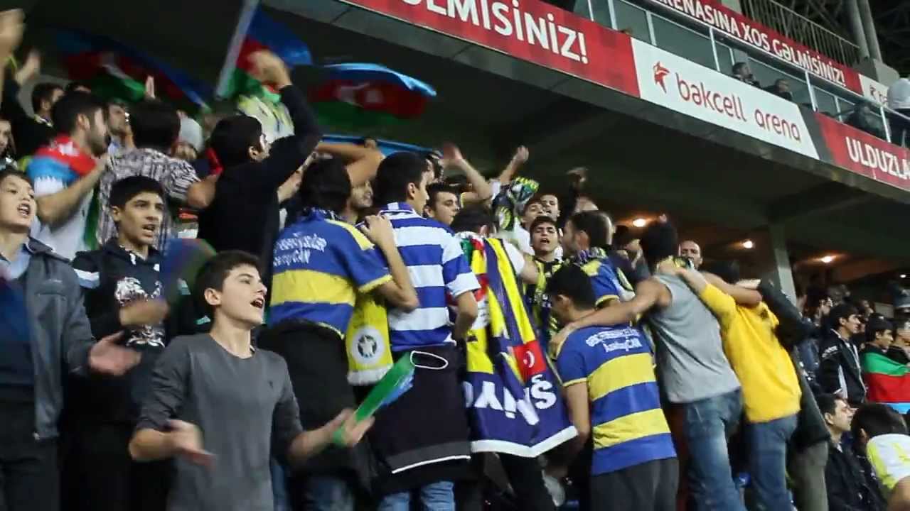 Azerbaijan 2 - 0 Northern Ireland  Azerbaijani Fans