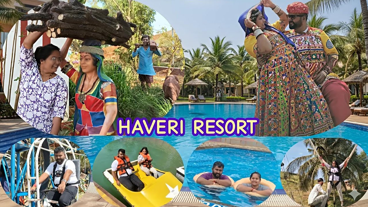 ಹಾವೇರಿ  ಅಲ್ಲಿ ಇ ತರಹದ ರೆಸಾರ್ಟ್ ಇದೇನಾ🧐🍷|| ನಾವು ಎಷ್ಟು  Enjoy ಮಾಡಿದ್ವಿ🥳 #ammuraddi #resort #haveri #