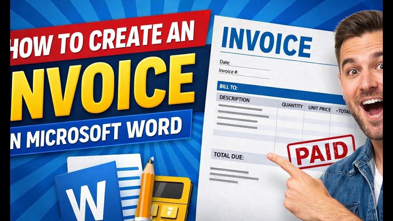 Kid-Friendly Tech Tutorial: Build a Custom Invoice Template in Word