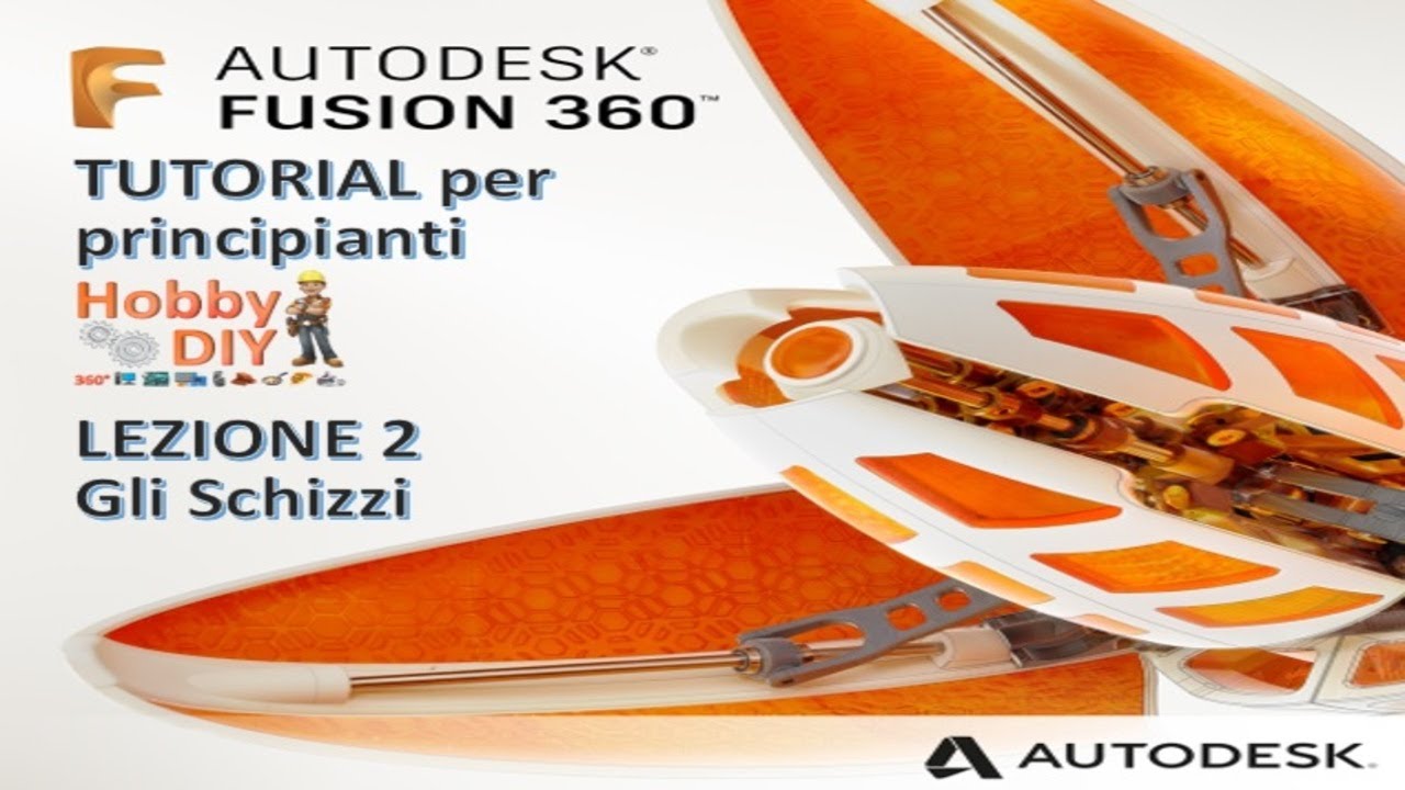 TUTORIAL Fusion 360 - Lezione 2 - Gli schizzi e descrizione di alcuni comandi del disegno 2D