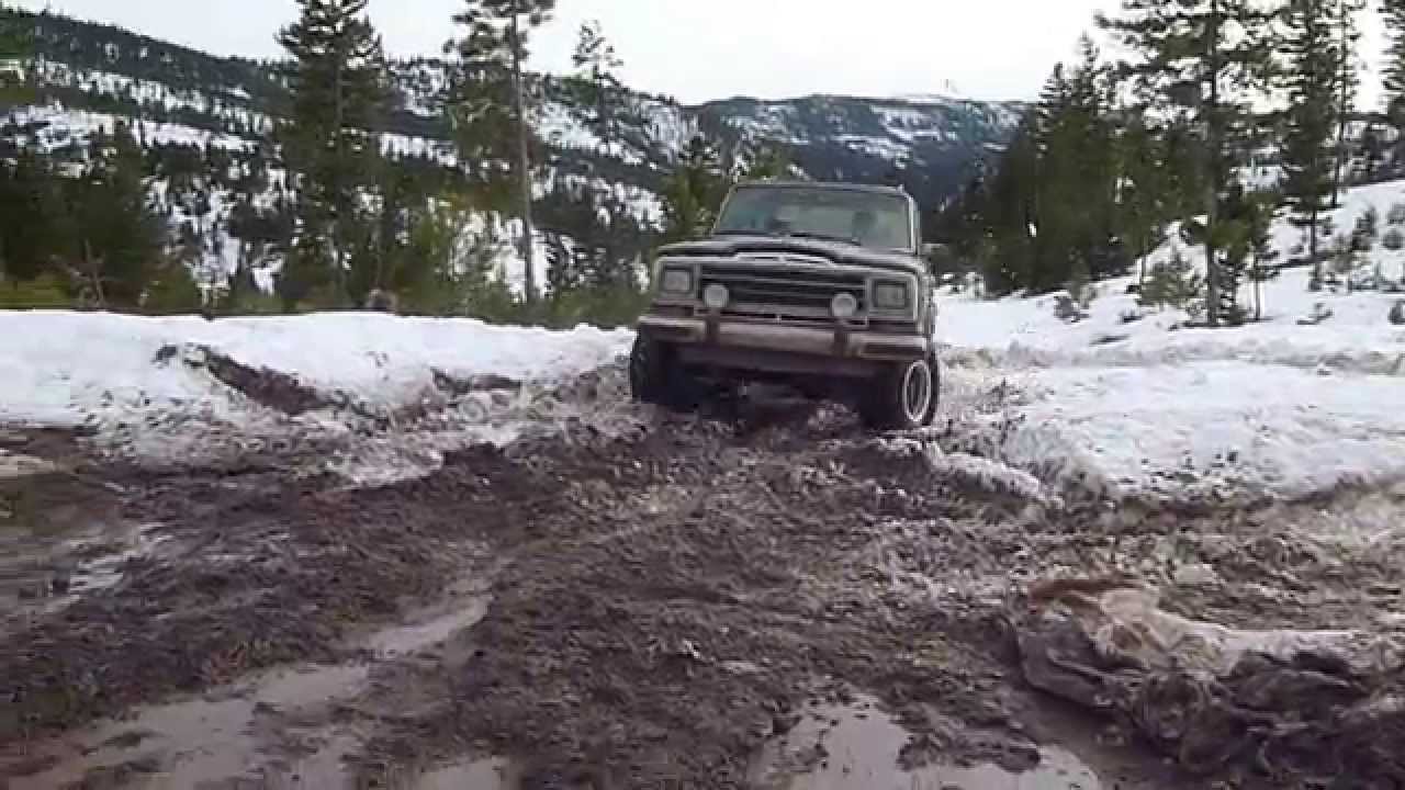 Snow and mud fun in Full Size Jeeps.