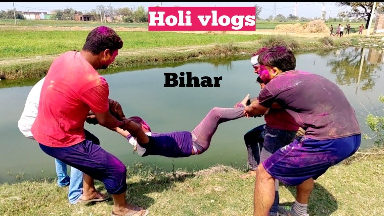 Holi vlogs Bihar 😱ll Chitranjankumarblogs