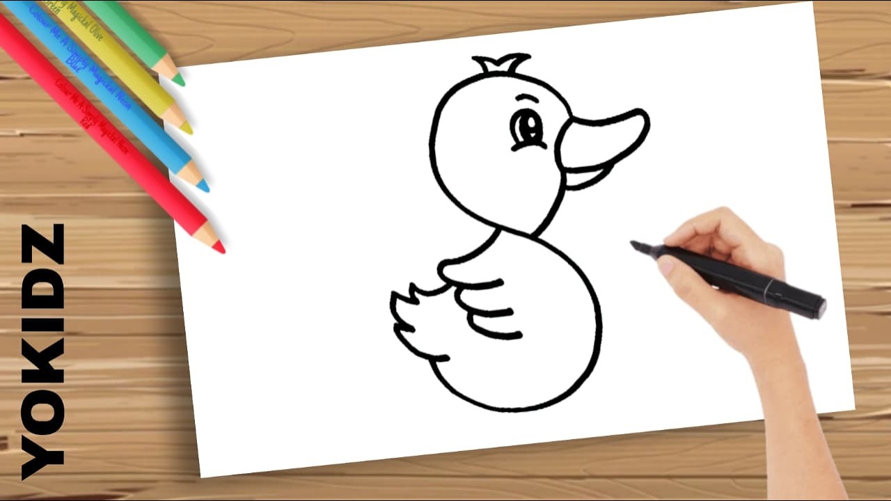 How To Turn Letter S Into A Cute Duck