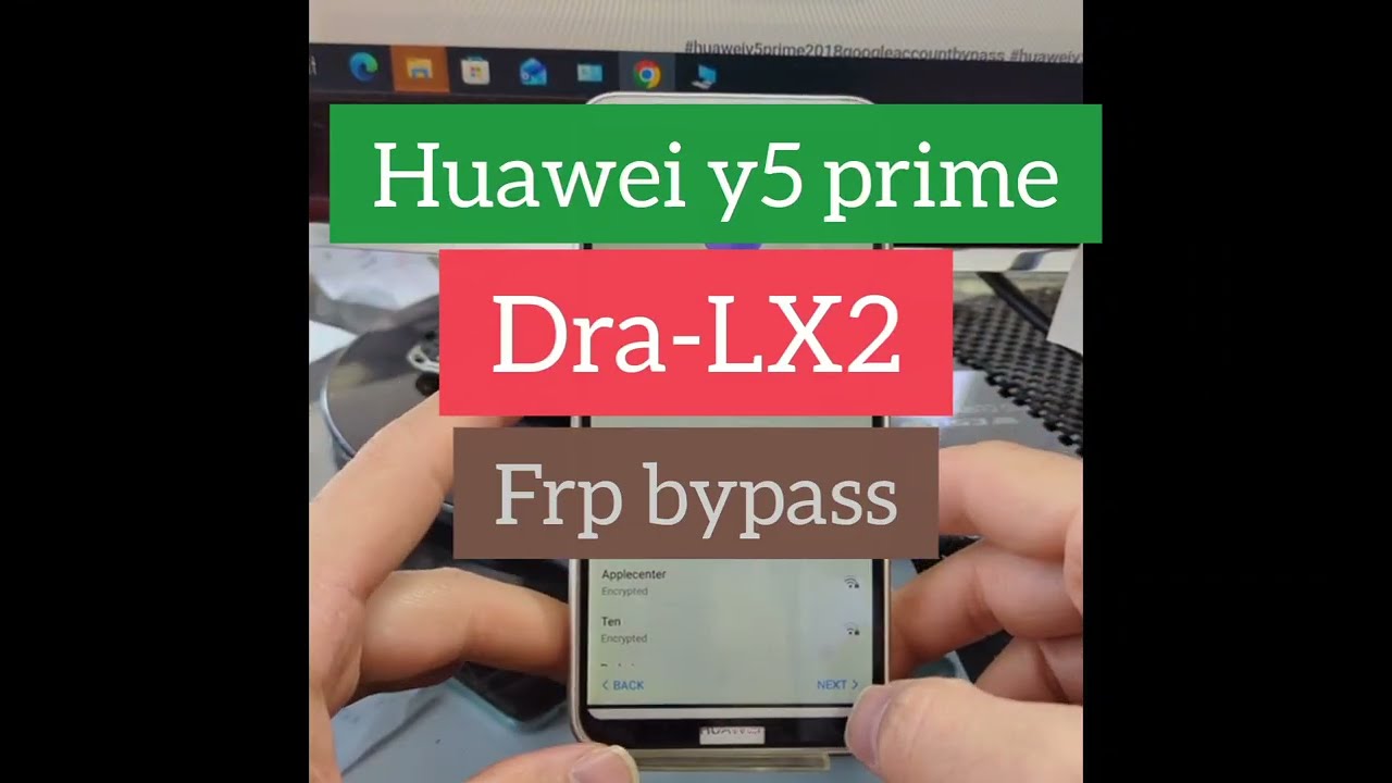 Huawei y5 prime dra-lx2 frp bypass 