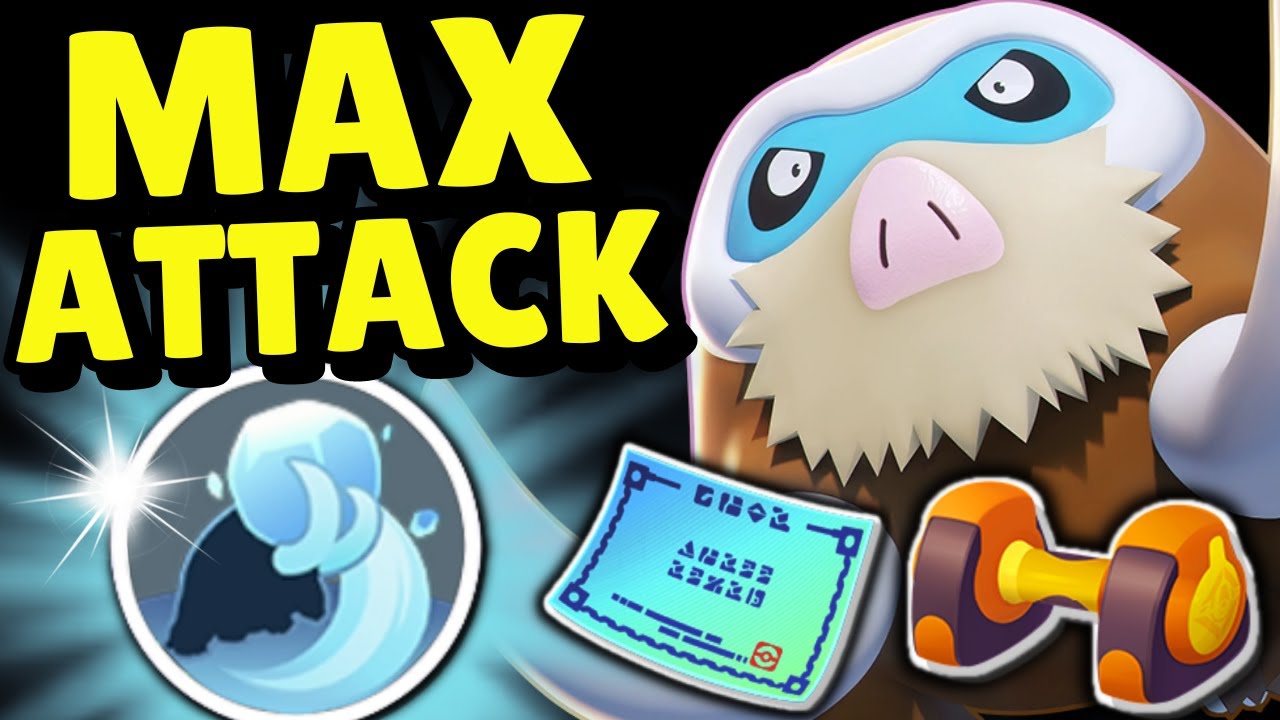 THE MOST OFFENSIVE MAMOSWINE BUILD! (ICE FANG) | Pokemon Unite