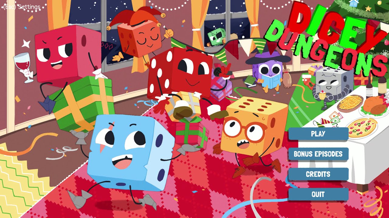 Dicey Dungeons Christmas -- Jester Hyperactivity