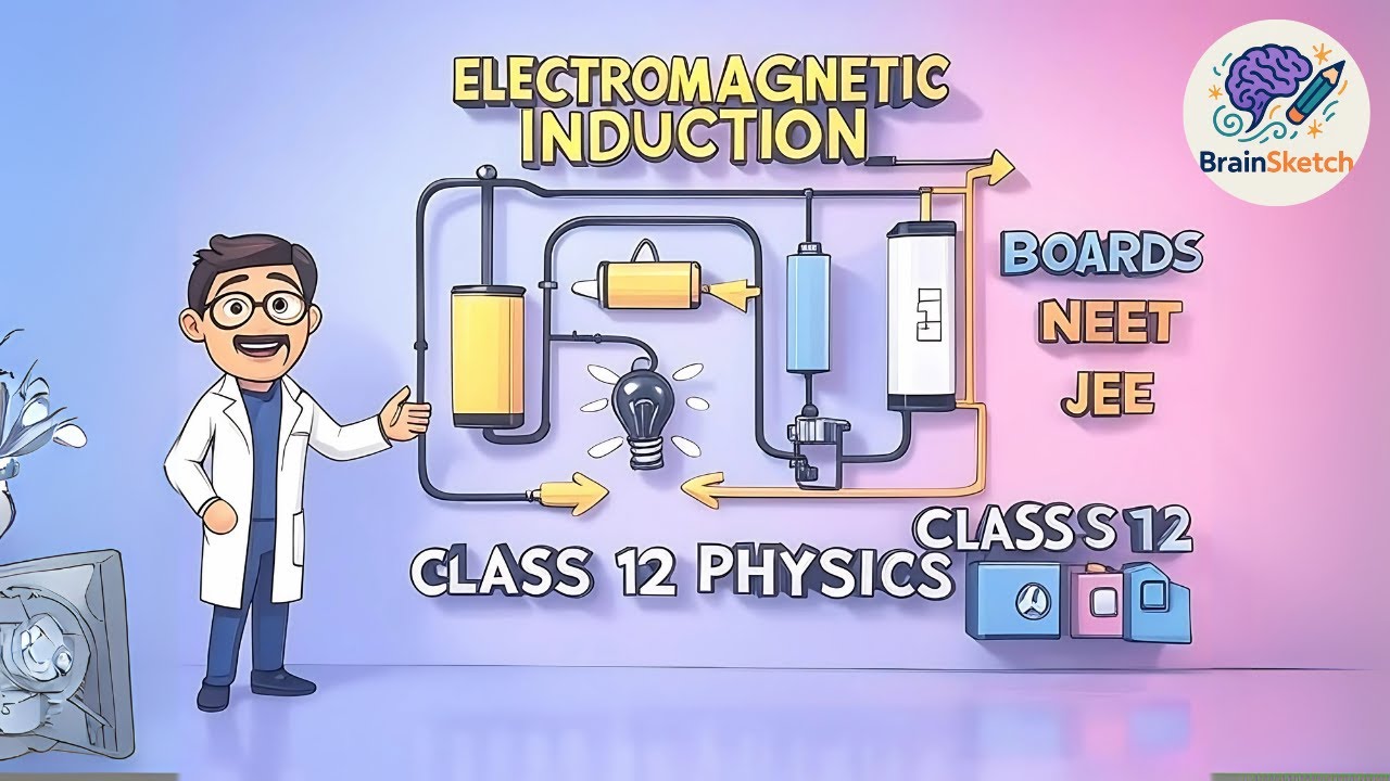 Electromagnetic Induction | Class 12 Physics Chapter 6 | Animated Explanation (BOARDS + NEET + JEE)