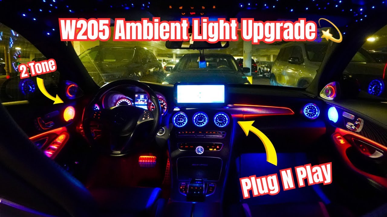 The BEST Ambient Lighting Kit For C63 AMG W205
