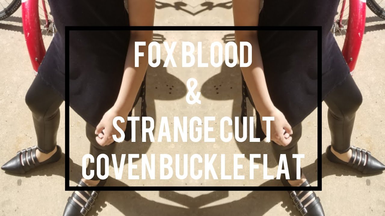 FoxBlood & Strange Cvlt Shoe Unboxing || Coven Buckle Flat