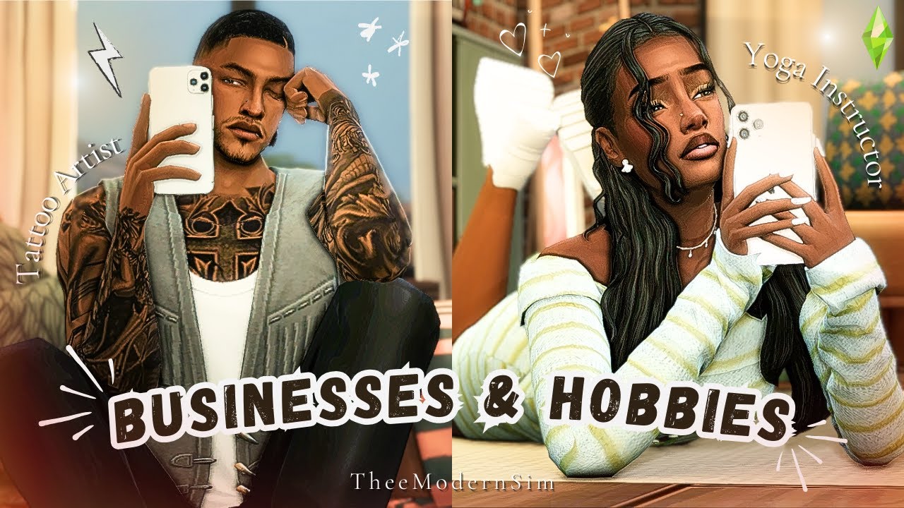 Turning my sims into an enemies to lovers romcom with Businesses & Hobbies 😤😒➡️💋❤️‍🔥| The Sims 4
