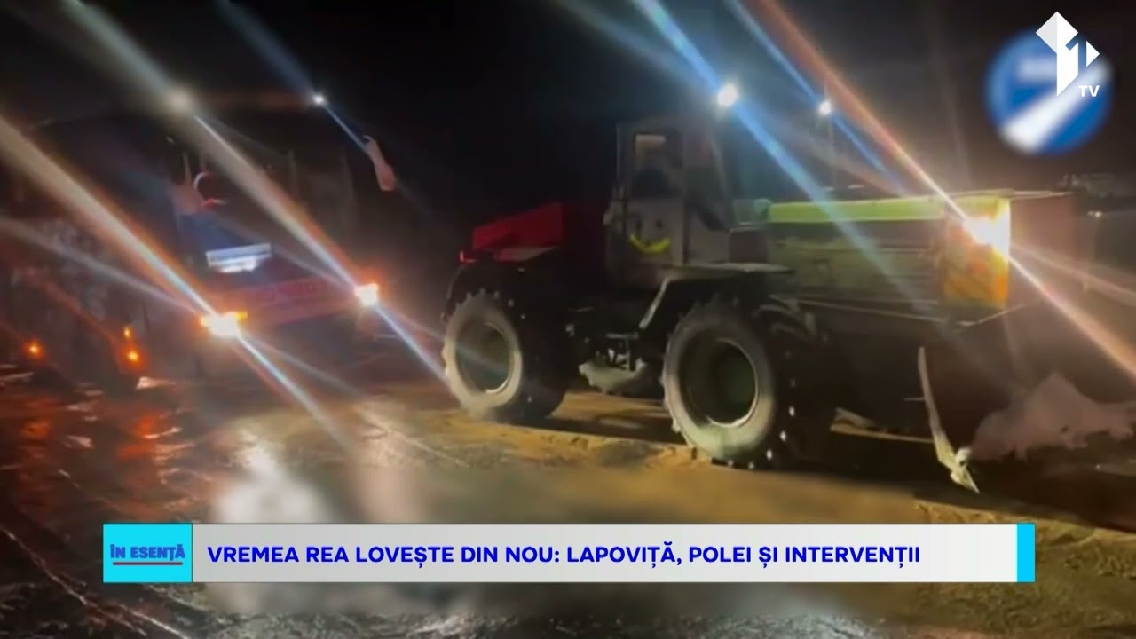 Ploaia înghețată a blocat Moldova: drumuri patinoar, ambulanțe blocate, zboruri întârziate
