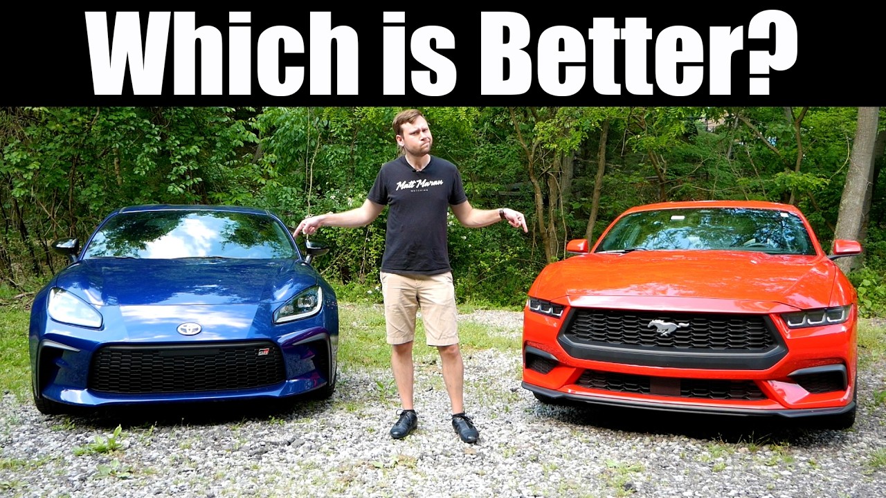 Mustang EcoBoost 2024 года против Toyota GR86 2024 года — что лучше?