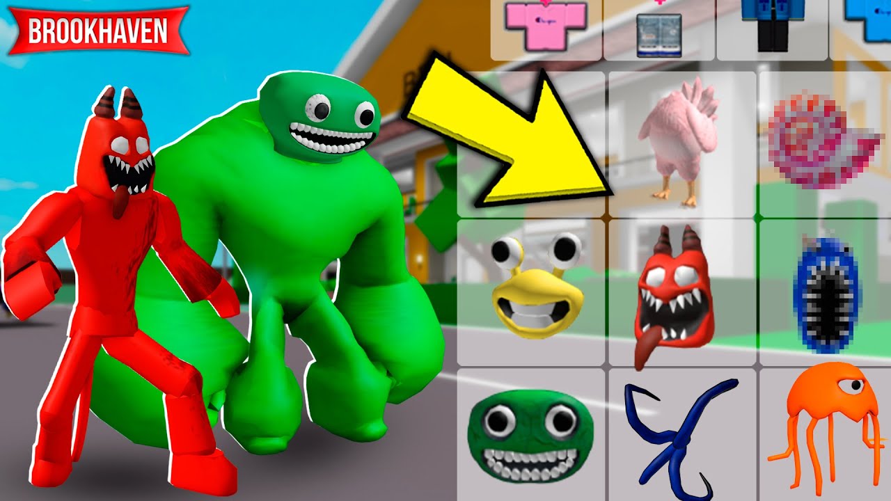 HOW TO TURN INTO Garten of BanBan Monsters in Roblox Brookhaven!