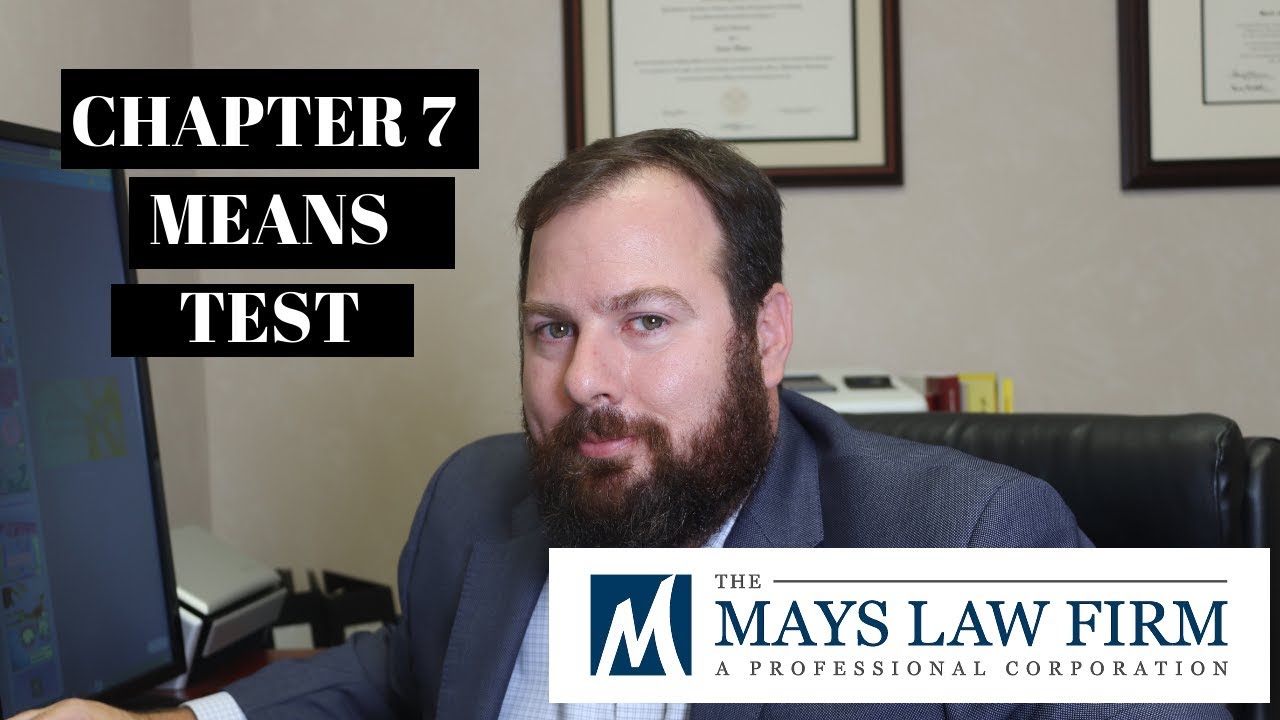 Pennsylvania Bankruptcy Lawyer - Chapter 7 Means Test