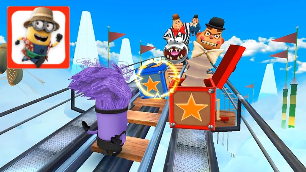 Despicable me Minion rush Evil minion Villiaintriloquist Battle! gameplay ios android
