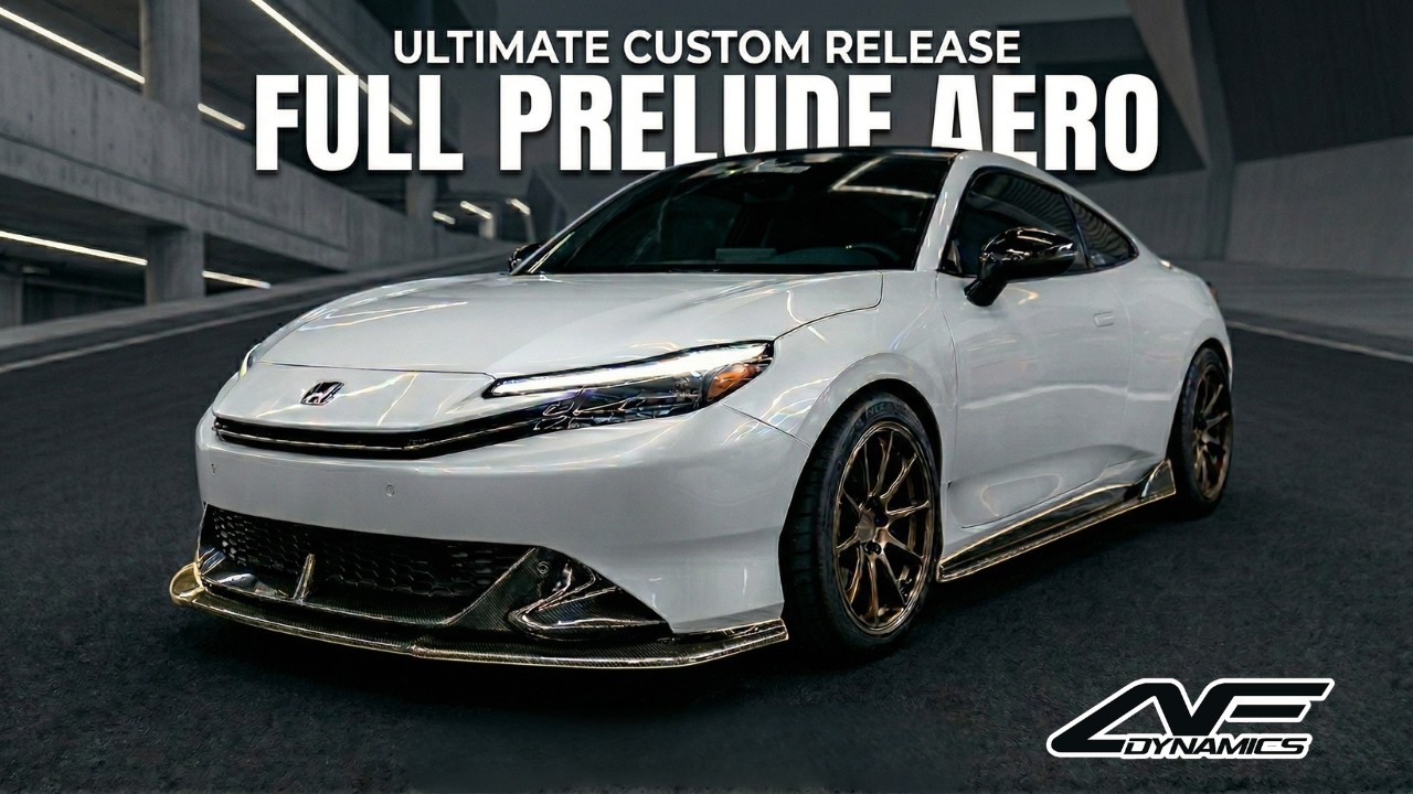 Мы создали ПЕРВЫЙ аэродинамический обвес для Honda Prelude 2026 года.