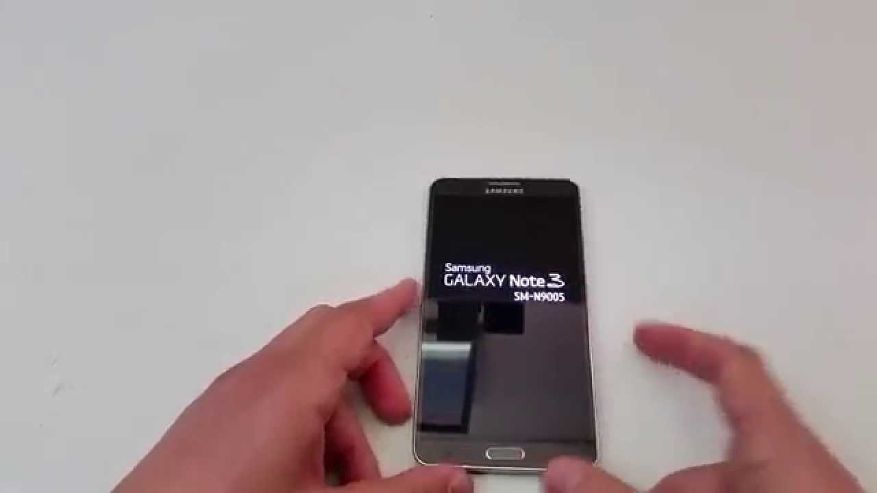 Reset Samsung Galaxy Note 3 N9005 (Hard Reset)