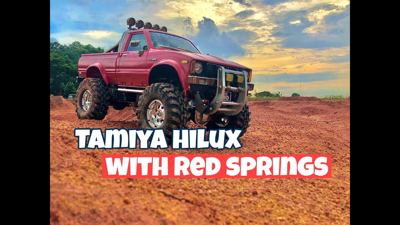 Tamiya Hilux High Lift | with the Red Leaf Springs