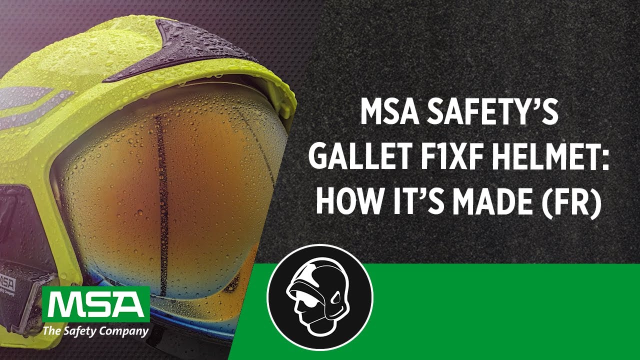 MSA Safety's GALLET F1XF Helmet: How its Made (FR)