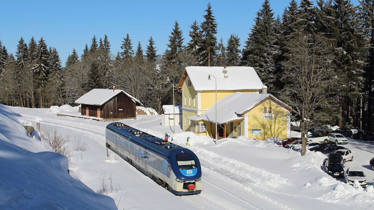 Vlaky na Krušnohorském Semmeringu 31.1.2021