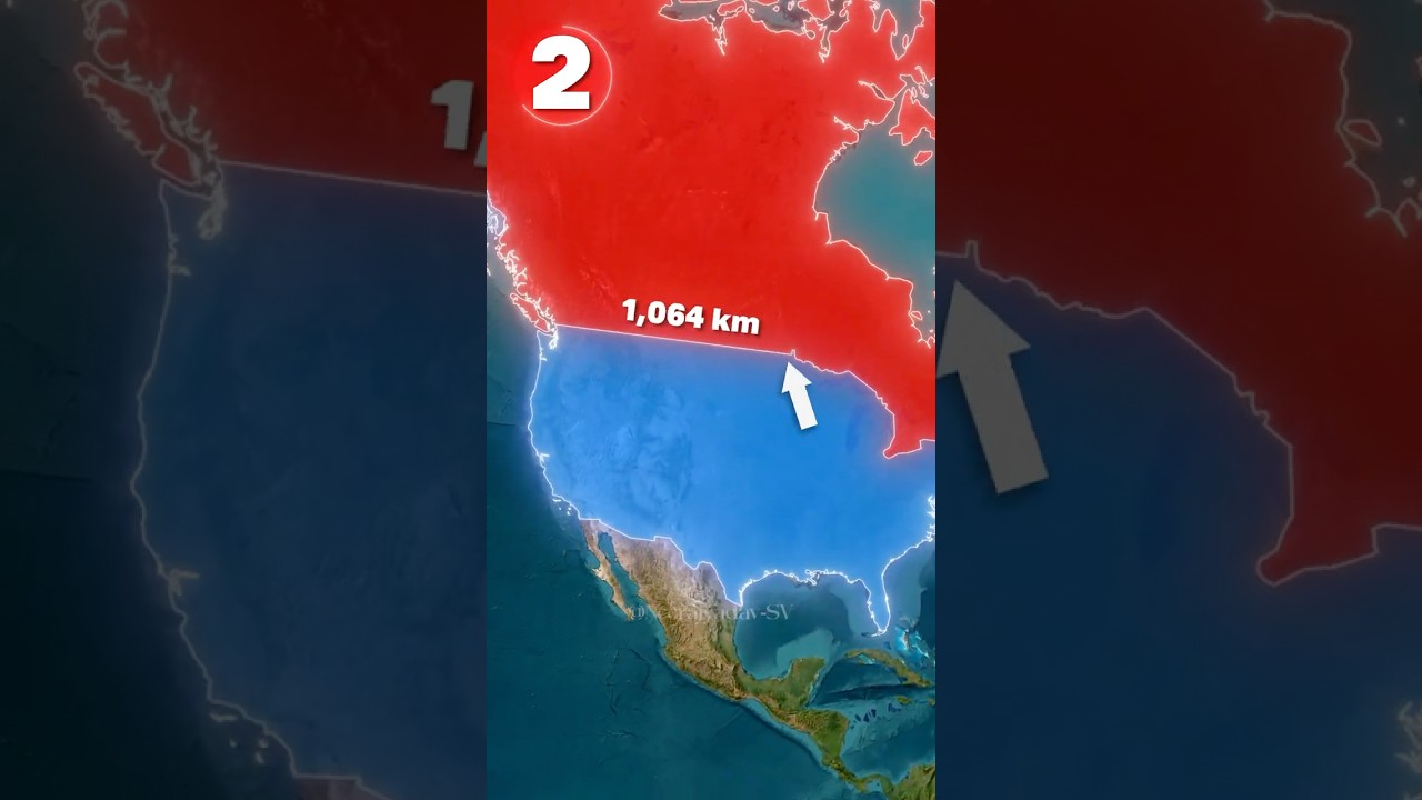 Top 5 Straightest Borders in the World 🌍