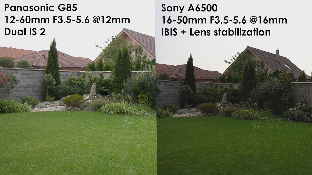 Sony A6500 против Panasonic G85 &mdash; сравнение стабилизации изображения 4K