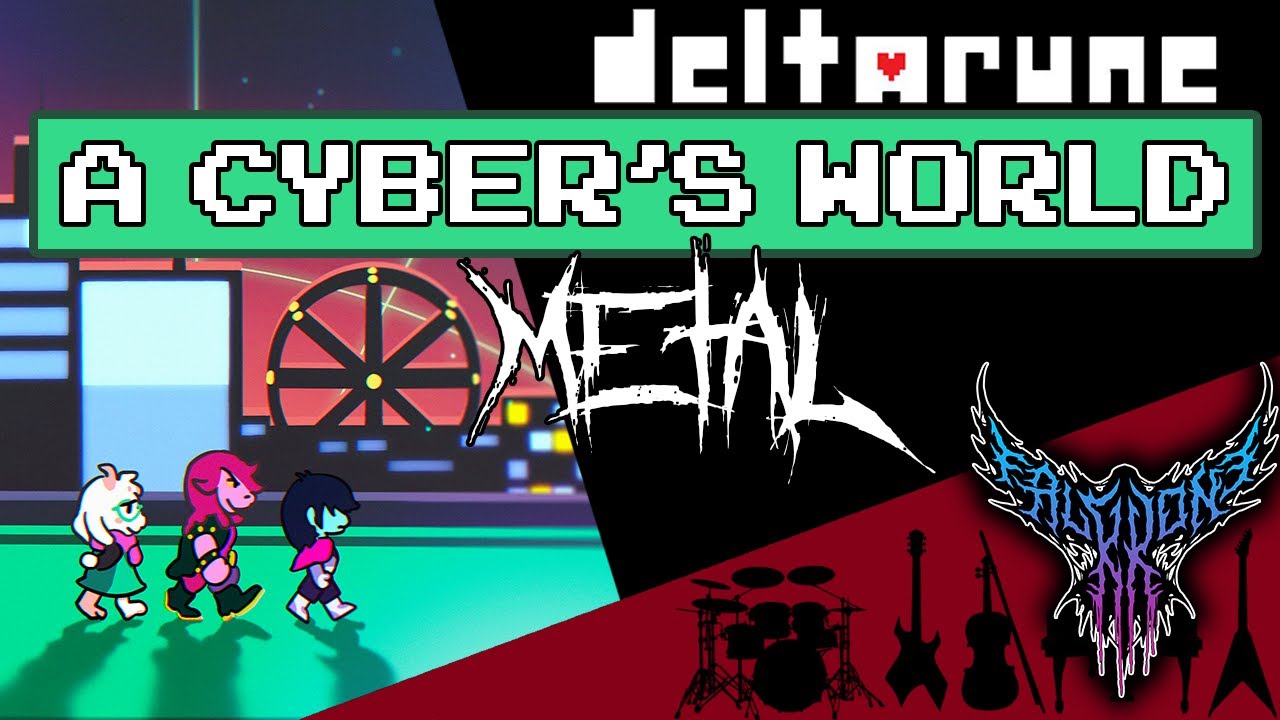 DELTARUNE Chapter 2 - A CYBER'S WORLD 【Intense Symphonic Metal Cover】