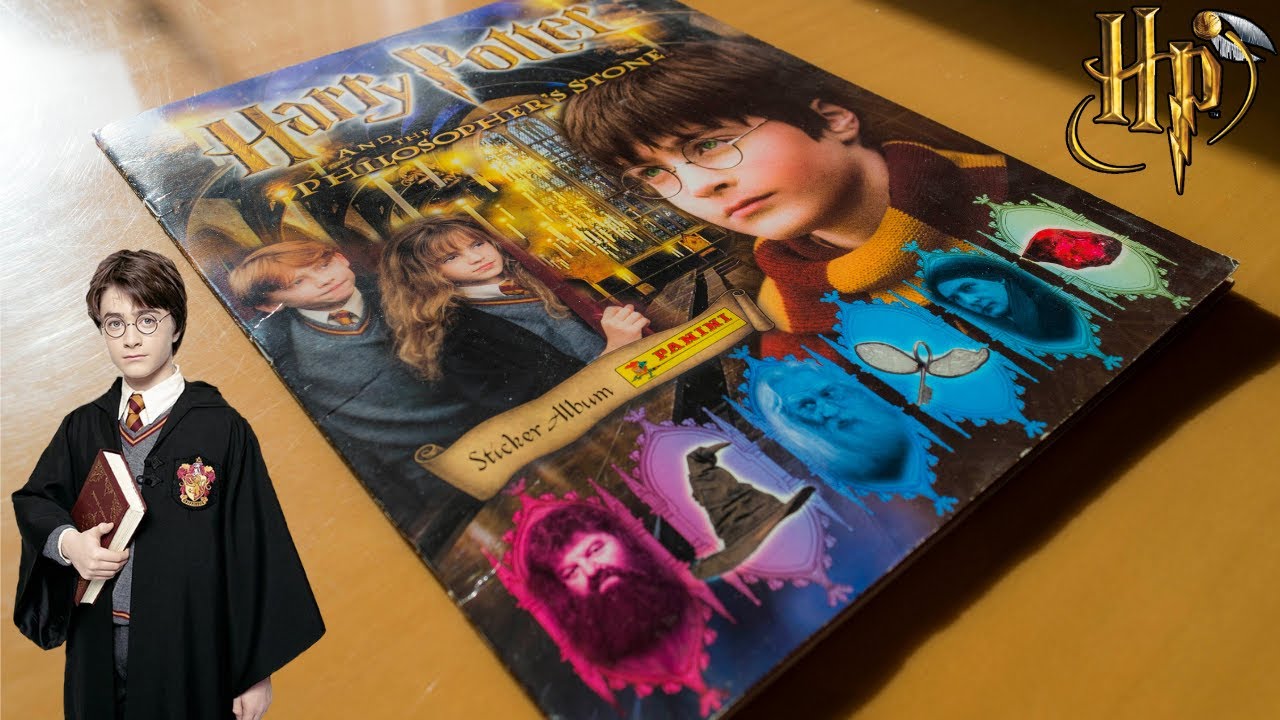 HARRY POTTER Philosopher's Stone ALBUM 2001 With (Almost) ALL STICKERS!