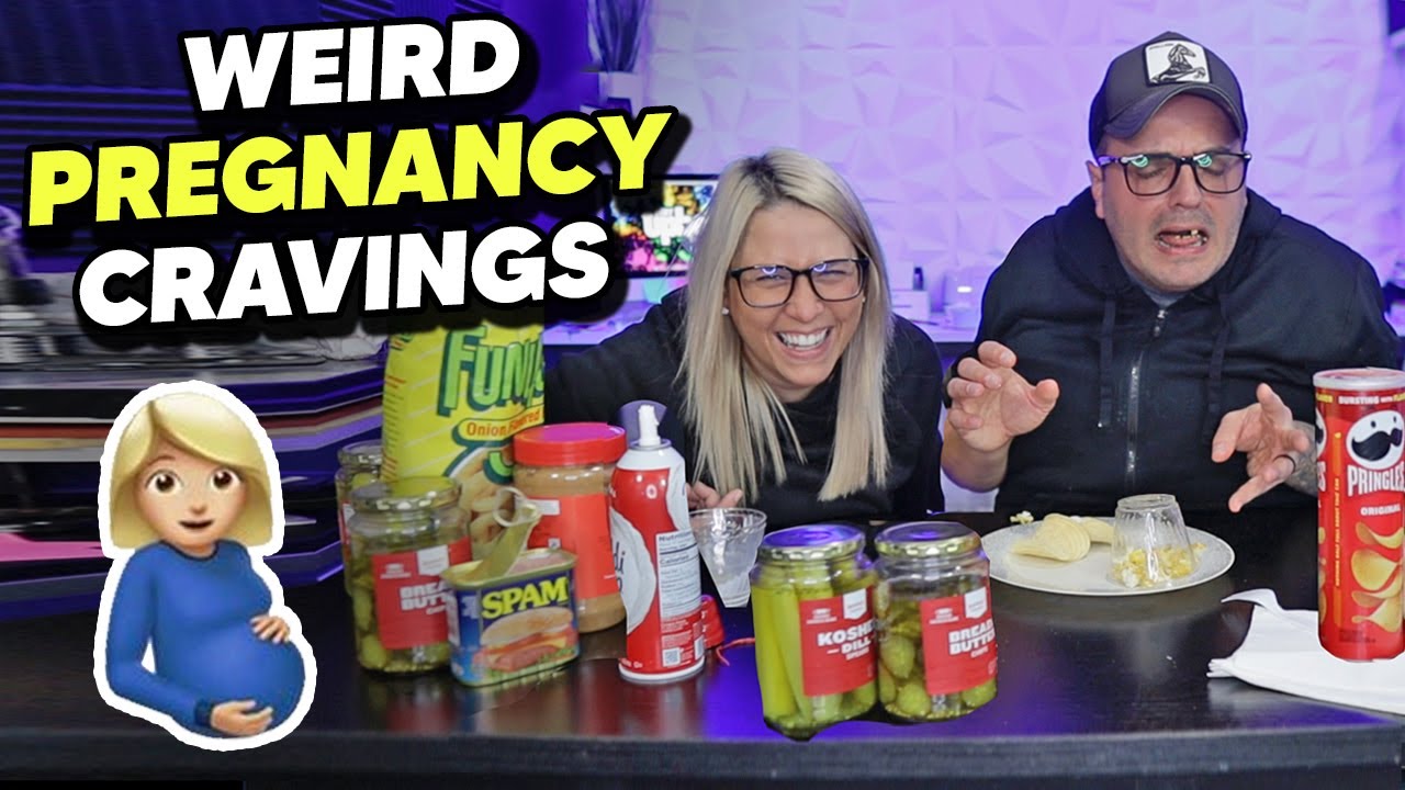 My Husband Tries Weird Pregnancy Cravings! *Hilarious*