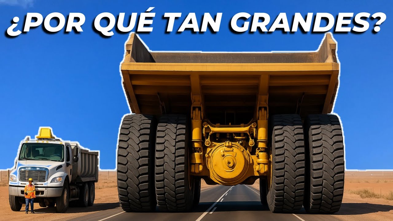 ¿Por qué los Camiones Mineros son tan Grandes?