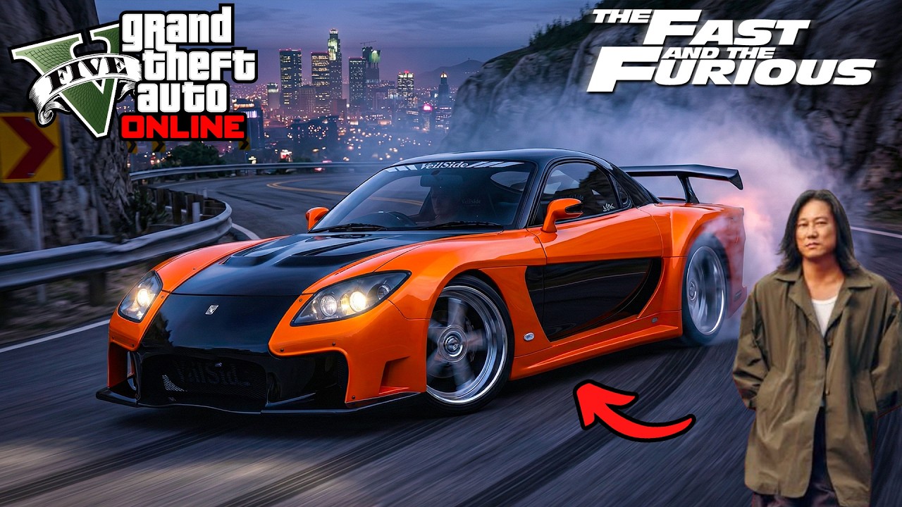 හාන් අයියාගෙ වන්ඩිය 🤩 | I built RX7 from F&F in GTA Online | GTA V Sinhala Gameplay
