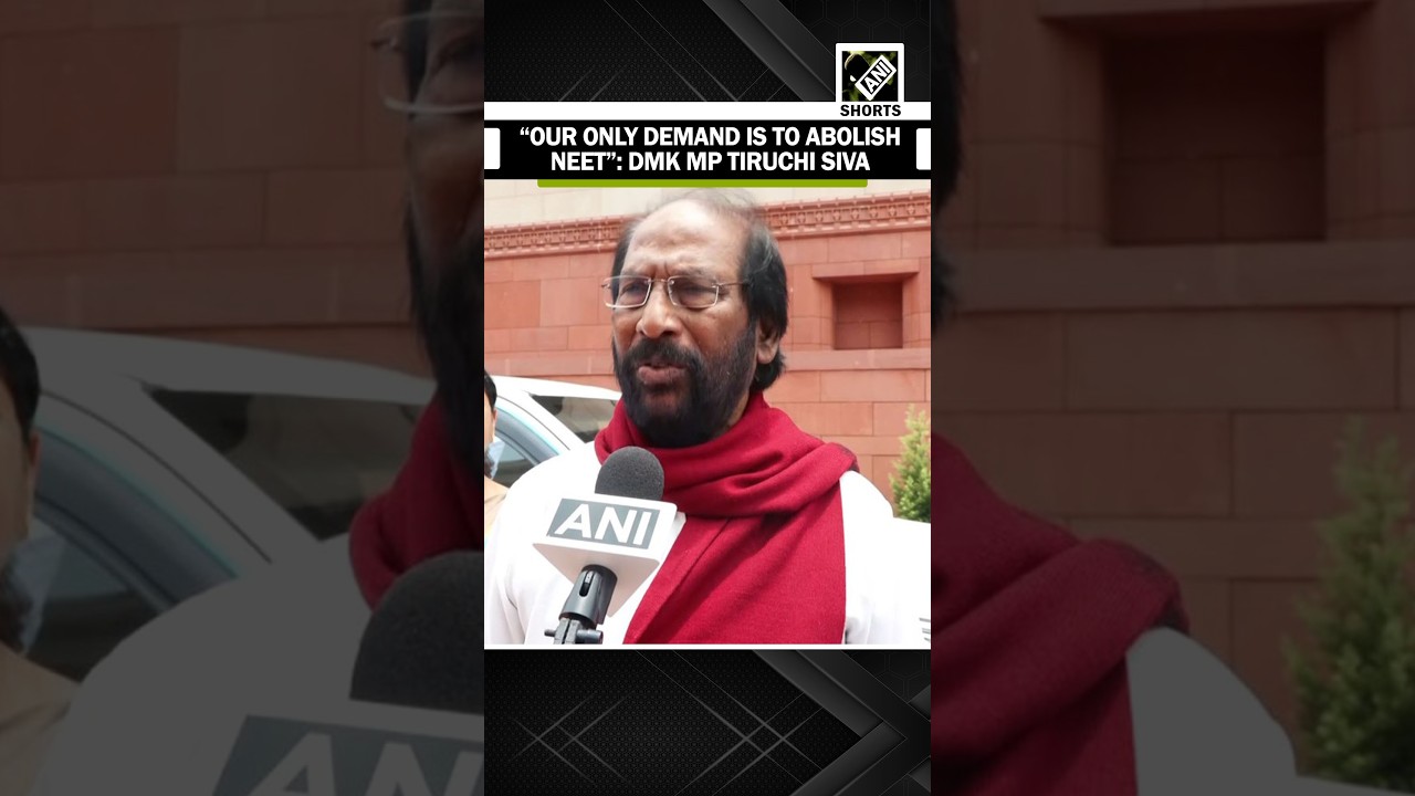 &laquo;Наше единственное требование &mdash; отменить NEET...&raquo;, &mdash; заявляет депутат от DMK Тиручи Сива