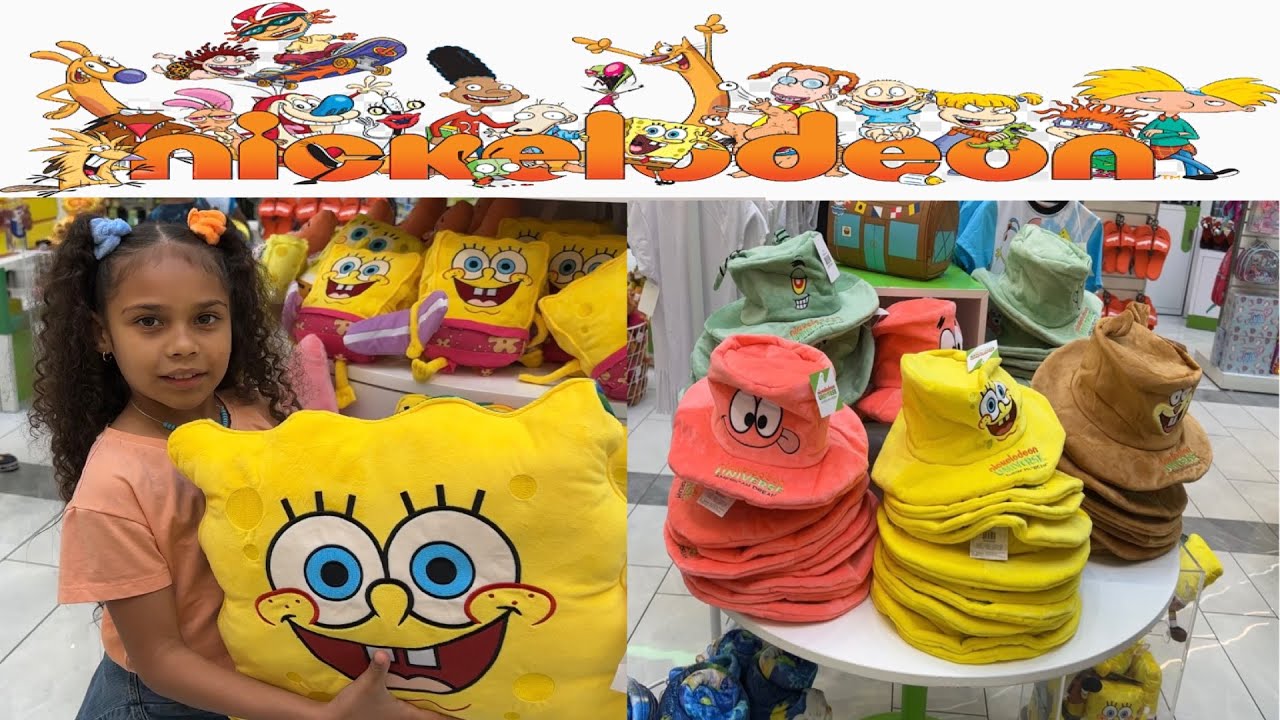 Nickelodeon Universe Gift Shop Store In American Dream Mall SpongeBob Paw Patrol Plush Merchandise