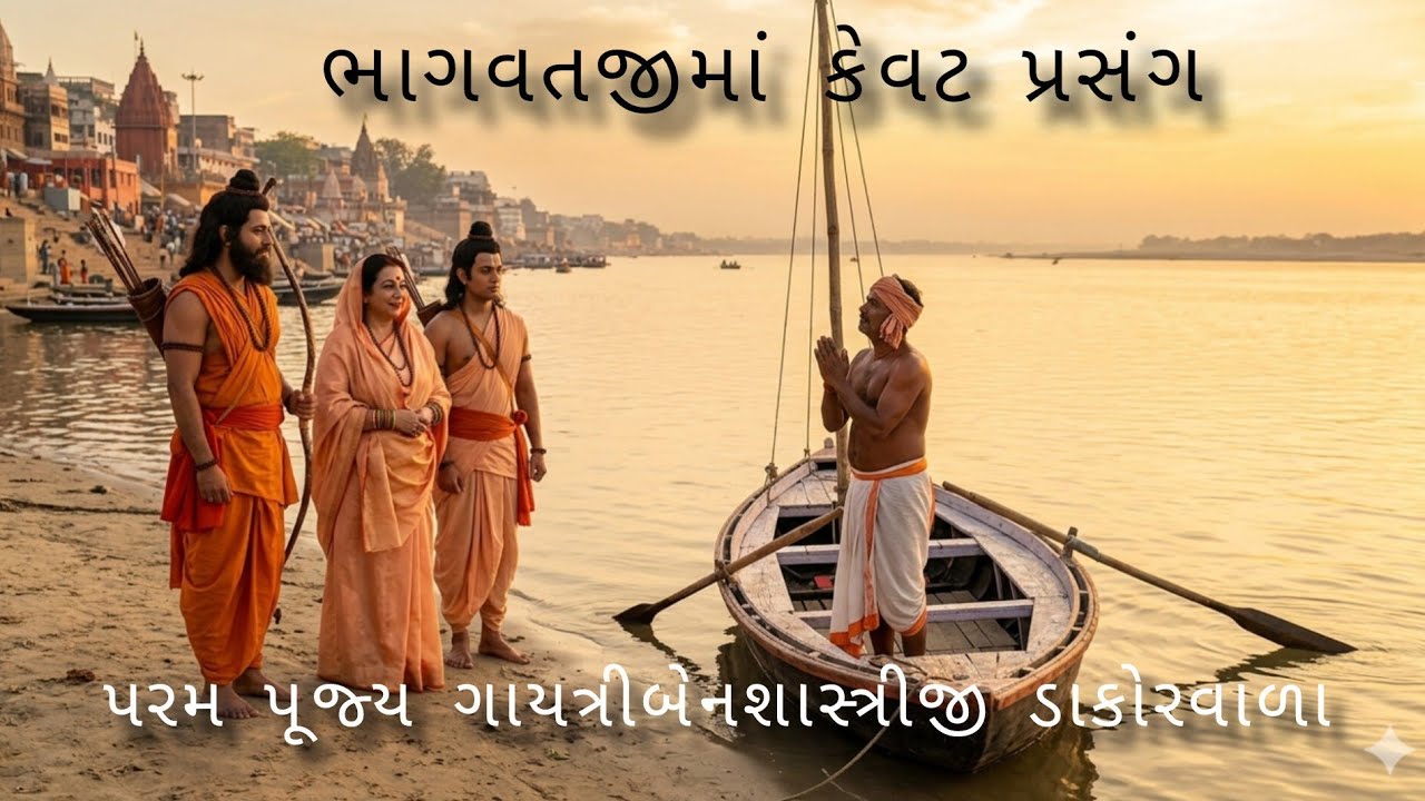 ભાગવતજીમાં કેવટ પ્રસંગ, પરમ પૂજ્ય ગાયત્રીબેન શાસ્ત્રીજી ડાકોરવાળા