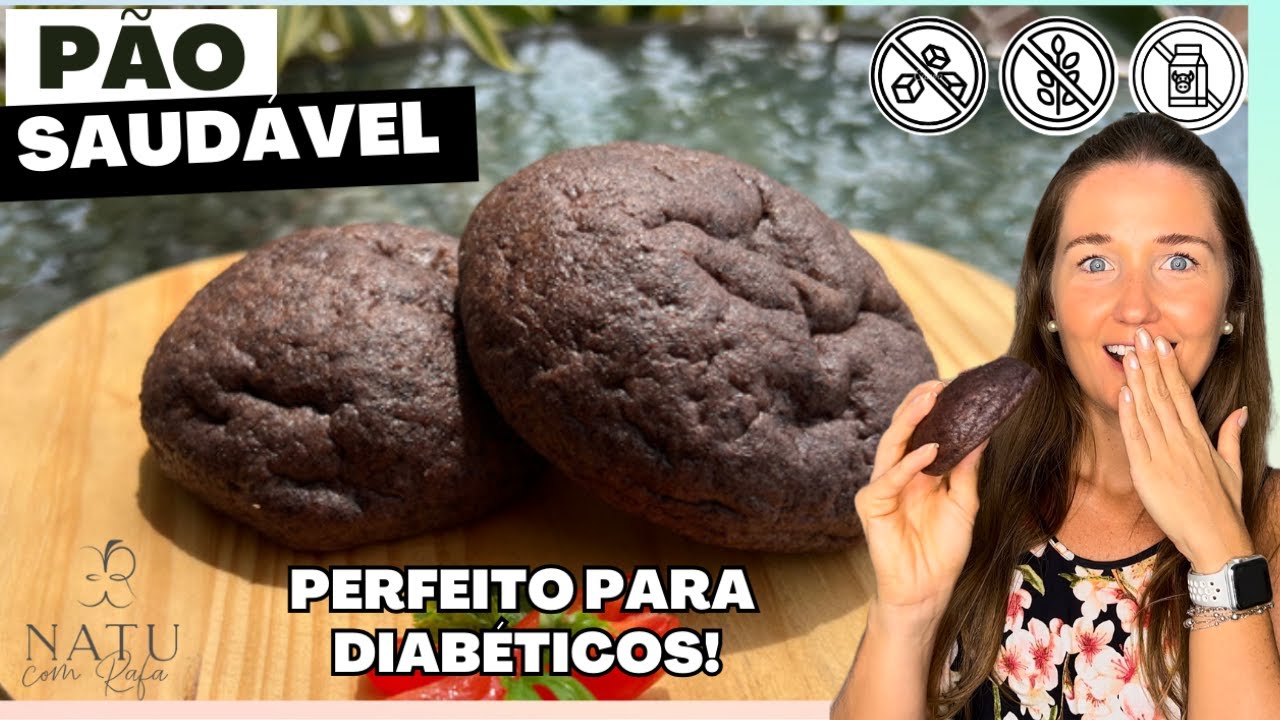 PÃO FIT SAUDÁVEL PERFEITO PARA DIABÉTICOS, ÓTIMO PARA A SUA SAÚDE E SEM FARINHA!