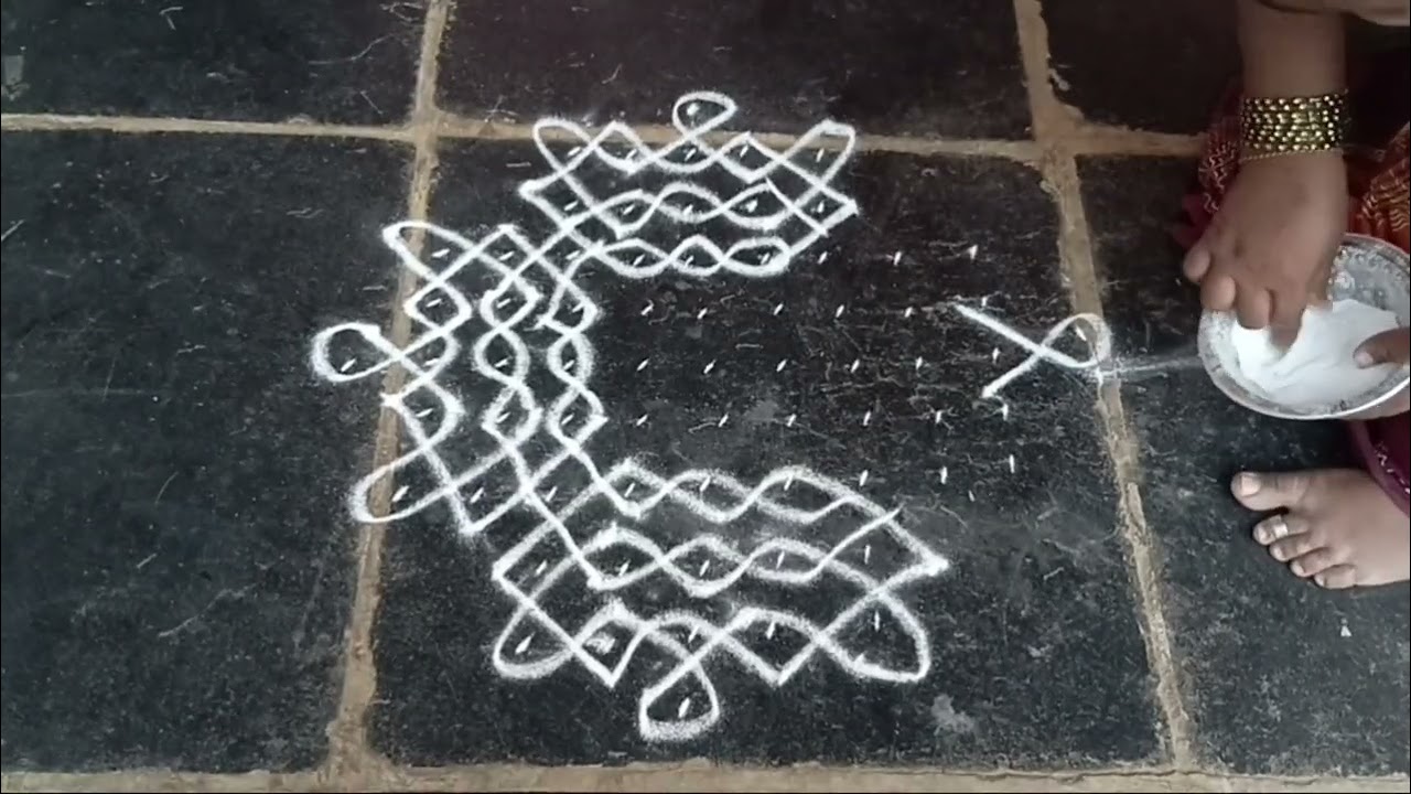 ✨#rangoli #muggul#elerangoli  #freehandrangolis #dialyrangoli #meghanaramesh✨