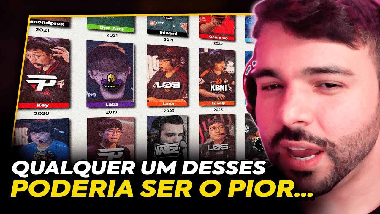 QUEM É O PIOR IMPORT do CBLOL?! MINERVA FAZ 'TIERLIST' e DECRETA o PIOR!