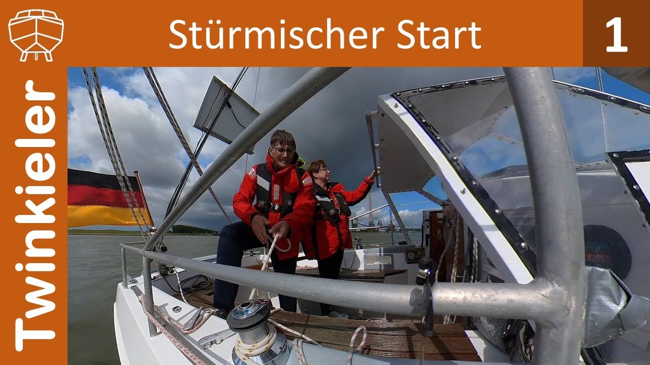 Stürmischer Start ⛵ Segeltörn nach Holland 🇳🇱 Rüstersiel bis Horumersiel