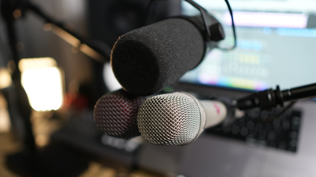 Shure SM7B vs SE Electronics V7 vs Neumann KMS 105  - Mic Comparison